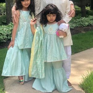 J. girls 2-3 years. Pakistani Eid Ramadan
